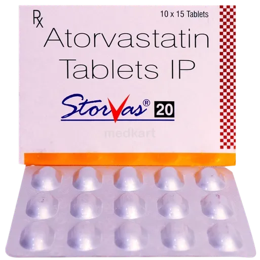 storvas 20mg tablet 15's